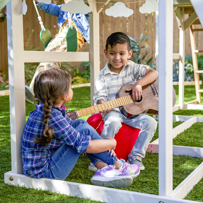 KidKraft Titan Cliffs Swing Set And Slide & Reviews Wayfair